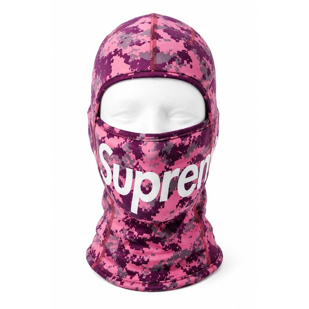 Supreme Heat Reactive Digi Camo Balaclava Pink FW25H98 Face Mask OS New